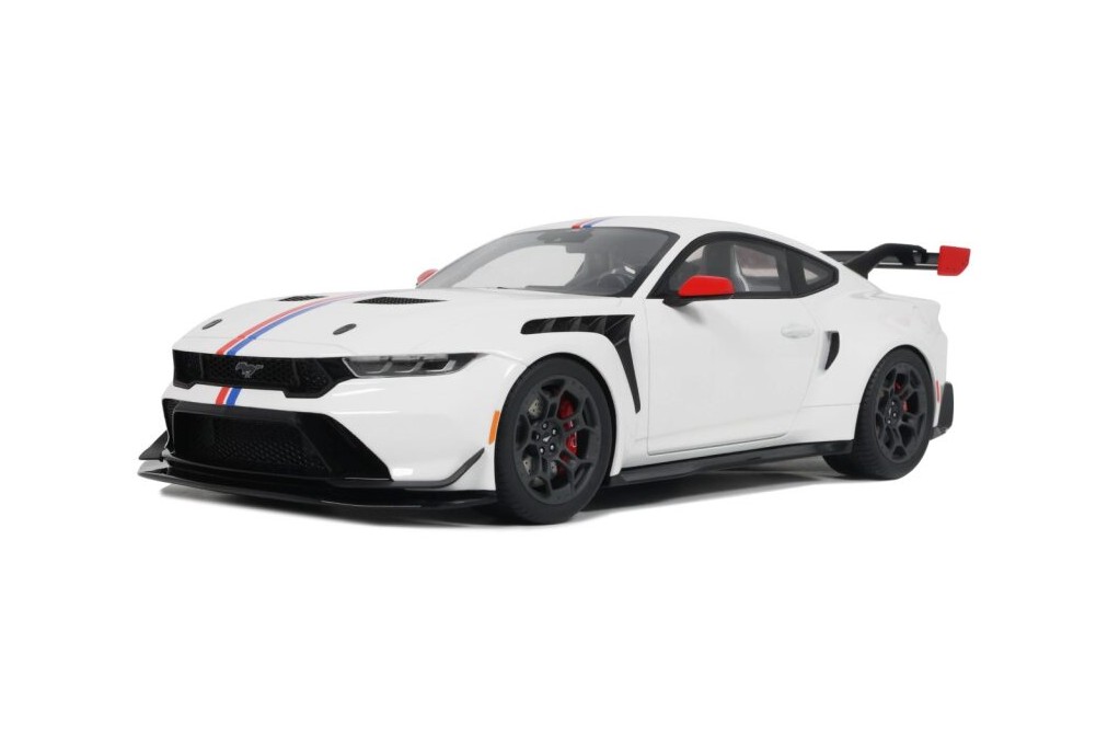 Ford Mustang GTD Spirit of America 2025 Performance White - 1:18  Ford Mustang GTD Spirit of America 2025 Performance White - 1:18